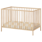 Butter Yellow & White Checkered Crib Sheet