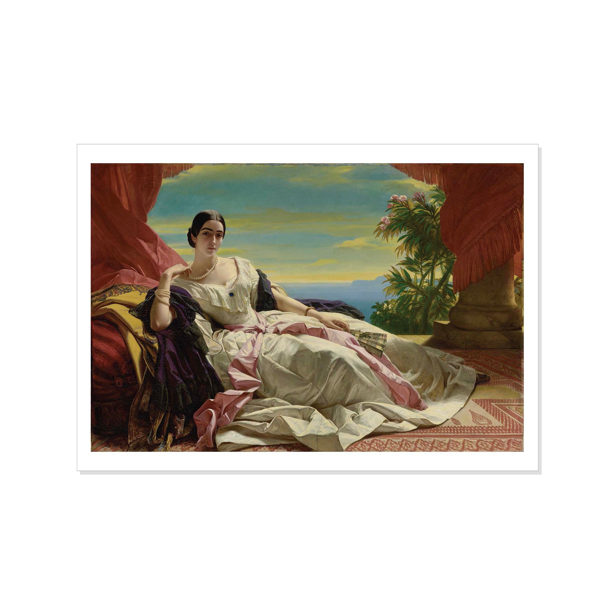 Winterhalter - Portrait of Leonilla - Postcard