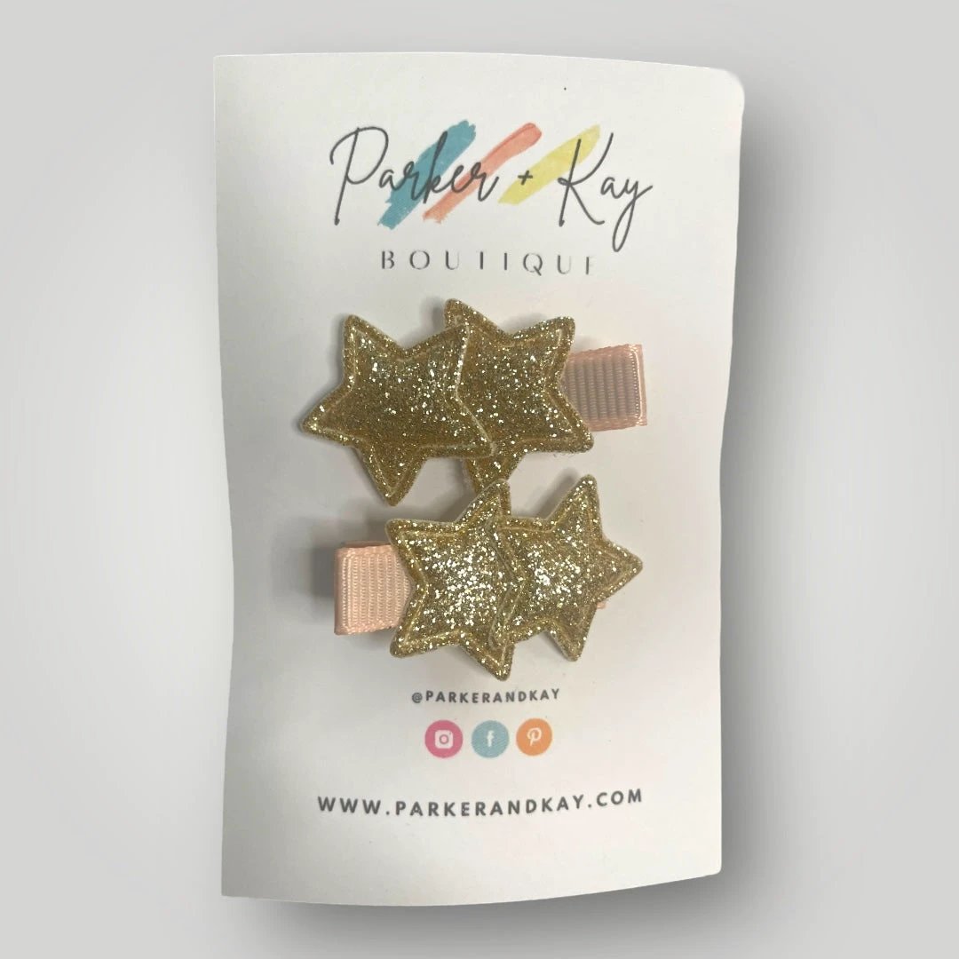 Twinkling Stars Hair Clips by Parker + Kay Creative