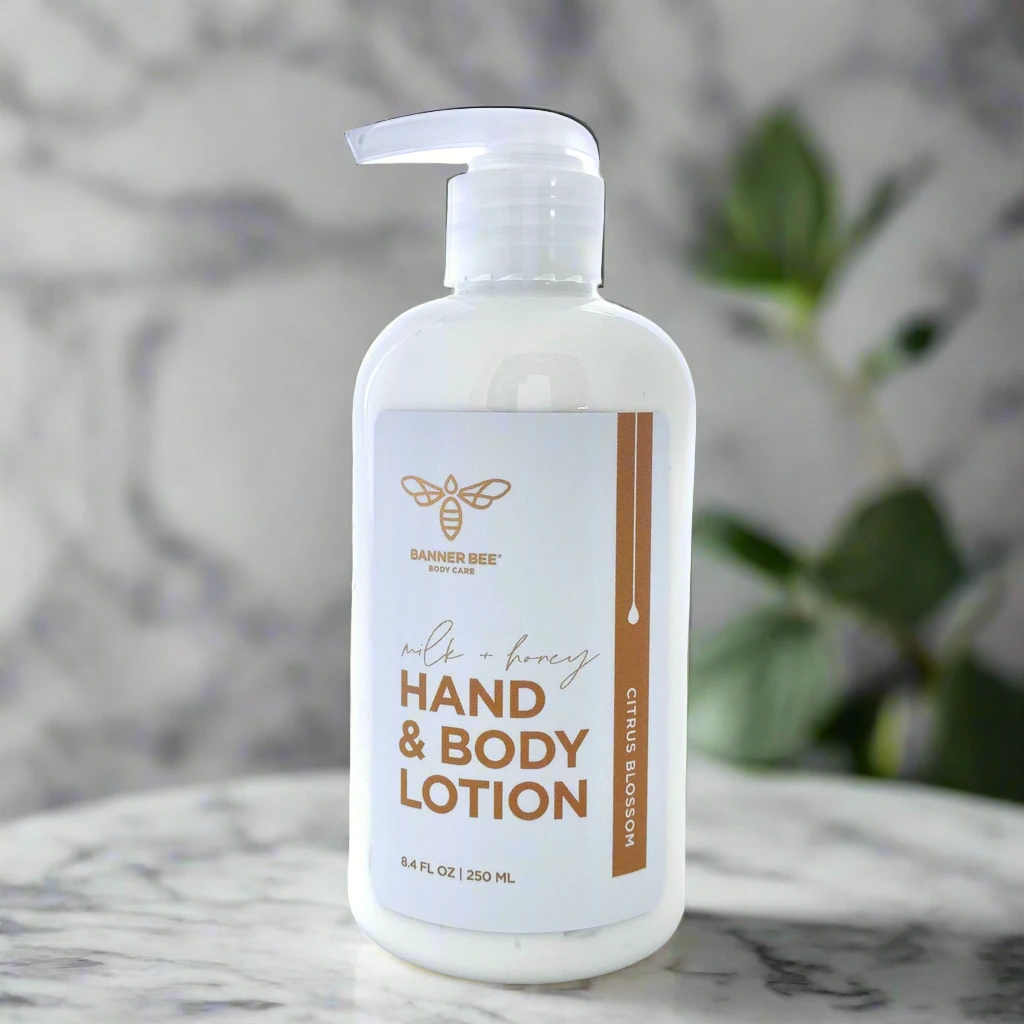 Milk & Honey Hand Lotion, Citrus Blossom by BannerBee Company LLC