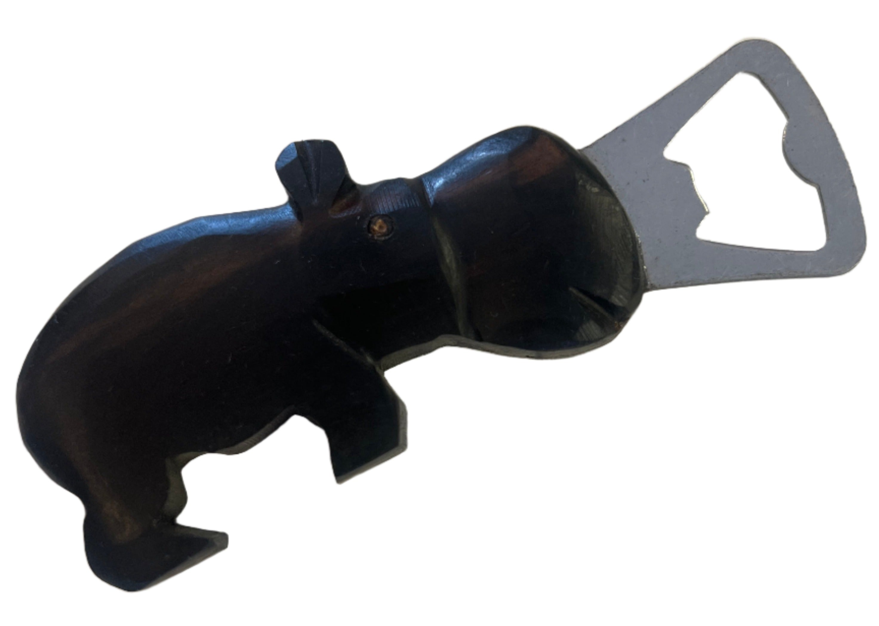 Handcarved Wooden Bottle Opener