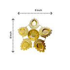 Lotus Urli with Tissue Bags Combo - Return Gifts for Housewarming, Diwali or Puja