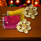 Peacock Urli with Tissue Bags Combo - Return Gifts for Housewarming, Diwali or Puja