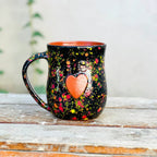 Grande Calliope Mug- Black Explosion by Papillon Marketplace Online
