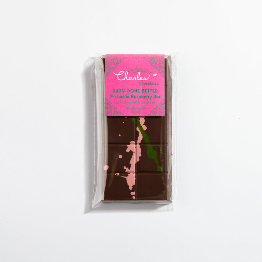 Dubai Done Better - Raspberry Ganache Bar