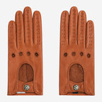 CD4010 (cognac) - Women's Italian Leather Driving Gloves