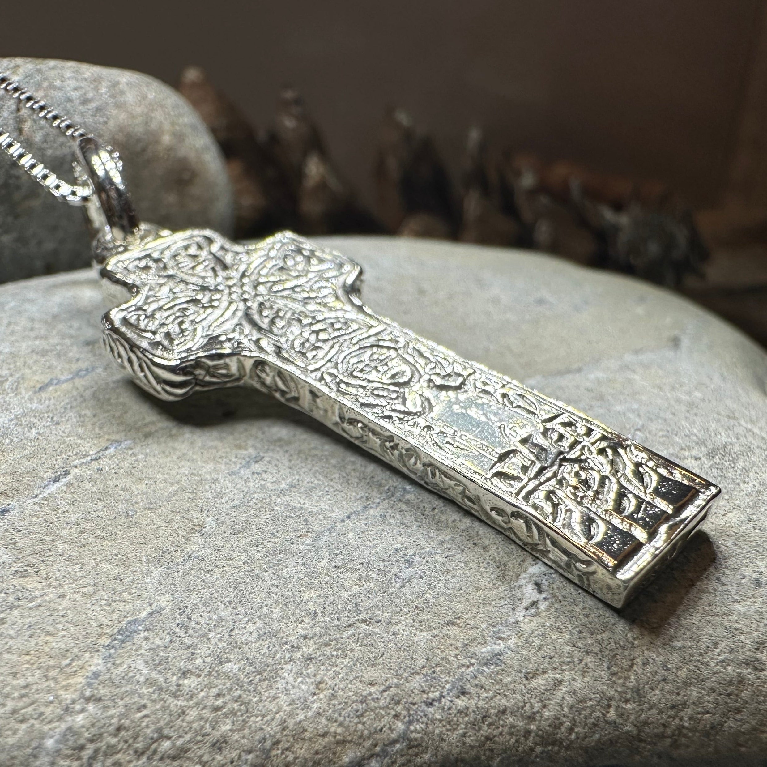 Artisan Irish Saint Patrick Cross Necklace - Made in Ireland