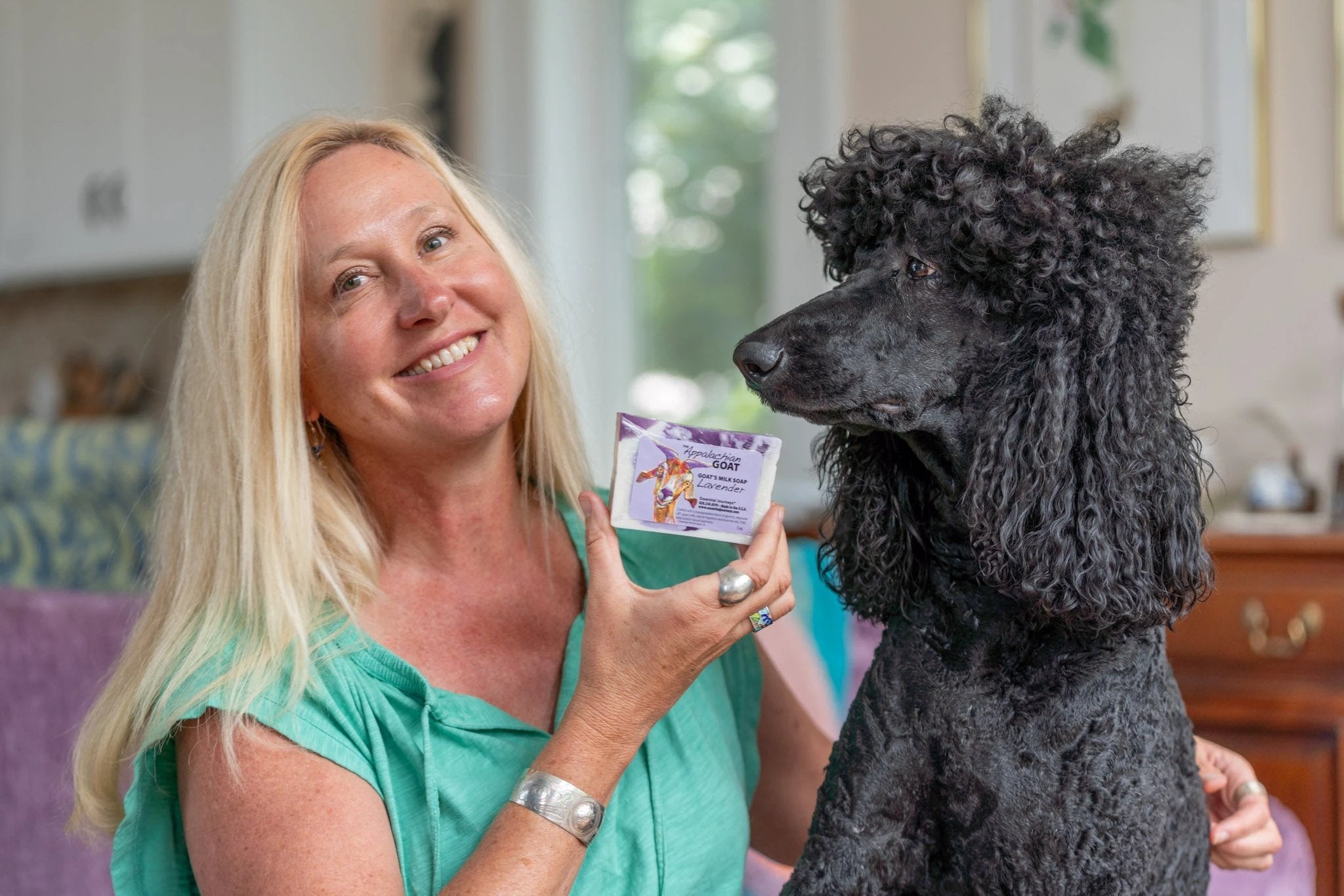 LAVENDER GOAT'S MILK SOAP SLICE 5 oz. by Essential Journeys