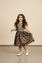 Black Alphabet Dress