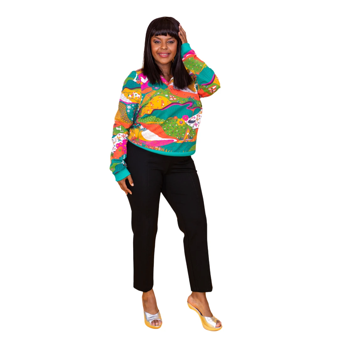 Landscape Pullover in Emerald by Blue Platypus Clothing