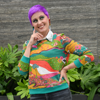 Landscape Pullover in Emerald by Blue Platypus Clothing