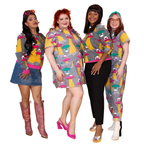 Cats in Space Minidress in Asteroid Field by Blue Platypus Clothing