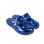 Chocolaticas® Chrome Crush Blue Women's Clog by Hot Chocolate Design