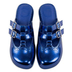 Chocolaticas® Chrome Crush Blue Women's Clog by Hot Chocolate Design