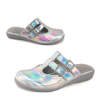 Chocolaticas® Chrome Crush Women's Clog by Hot Chocolate Design