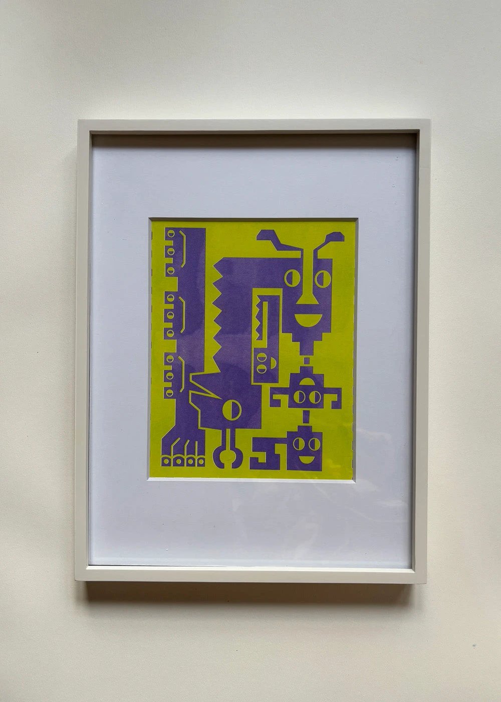 Risograph Print 8" x 10" - "Connected" by JAVIERA VARAS STUDIO