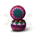 Knit Multicolor Foot Bag Stress Ball Hacky Bag Crochet Sack - Guatemala | Mexico