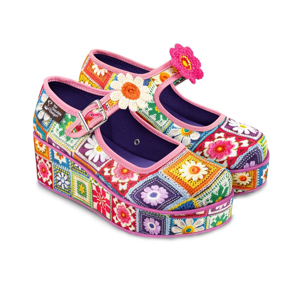 Chocolaticas® Crochet Women's Mary Jane Platform by Hot Chocolate Design