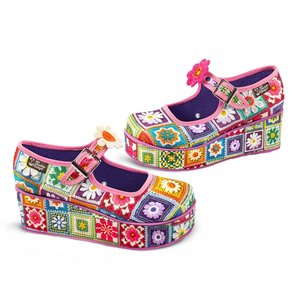 Chocolaticas® Crochet Women's Mary Jane Platform by Hot Chocolate Design