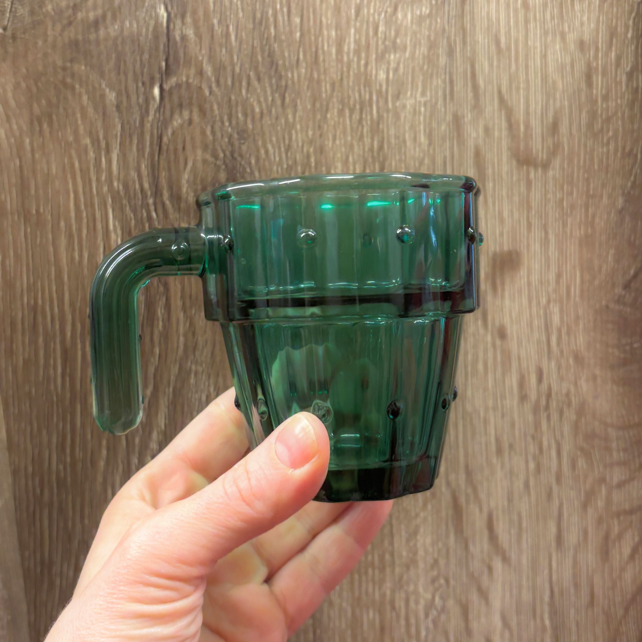 Cactus Glass Set of 6 | Stackable Cocktail Glass Giftable Drinkware Set