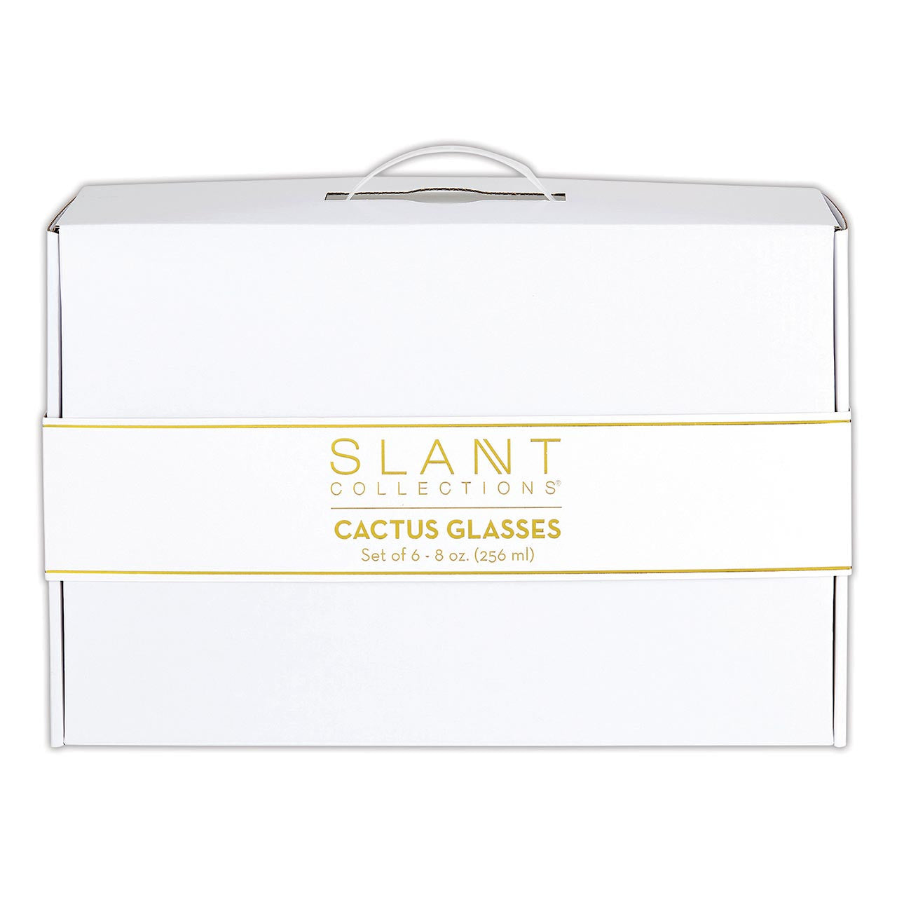 Cactus Glass Set of 6 | Stackable Cocktail Glass Giftable Drinkware Set