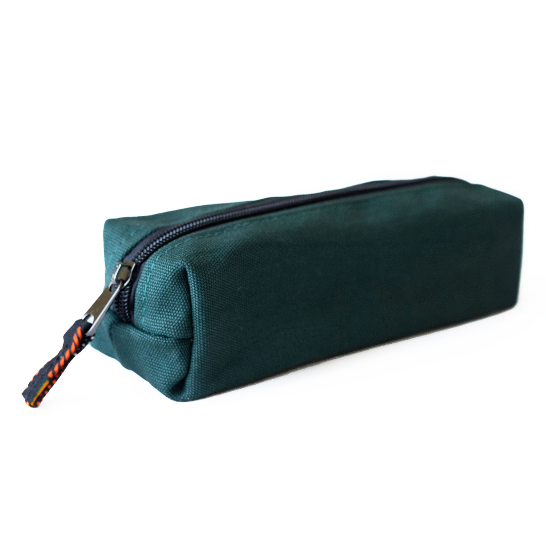 Canvas Pencil Pouch, Zipper Pencil Bag Case