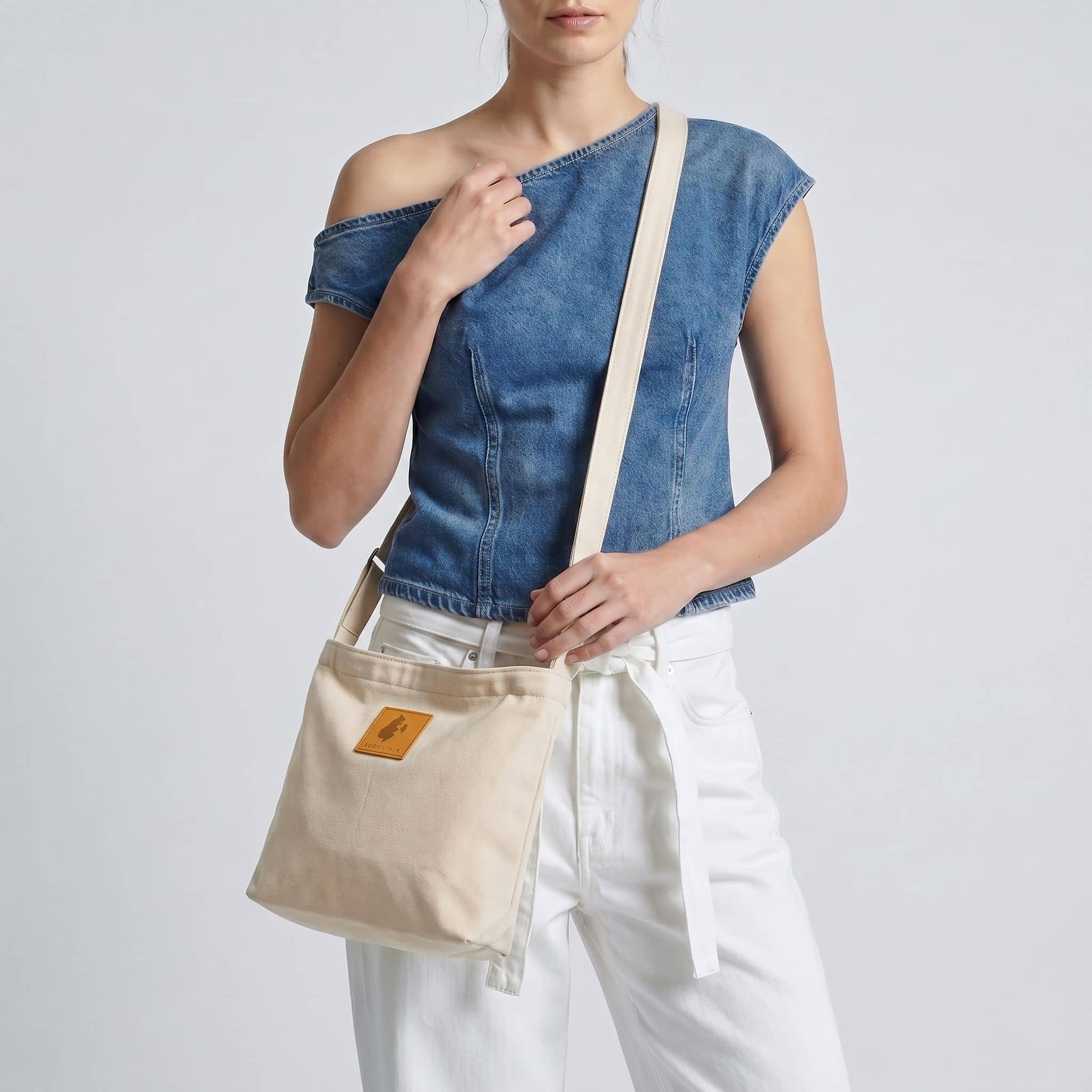 The Mini Amani Canvas Crossbody Bag Unisex