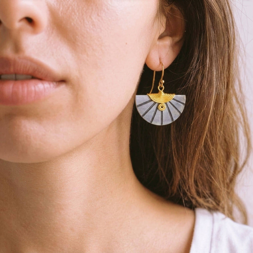 Nusu Half-Moon Earrings for Women