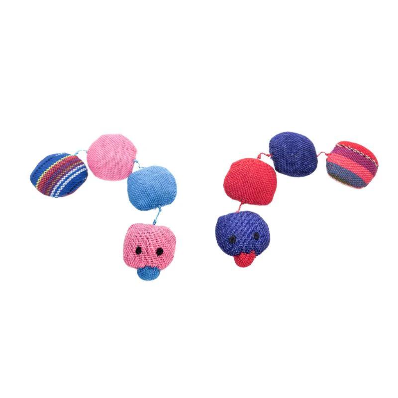 Organic Catnip Caterpillar Cat Toy by Upavim Crafts