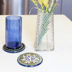 Small Guatemalan Stoneware Coaster/Trivet by Upavim Crafts