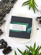 Charcoal & Aloe Soap Scrub Bar by Ash & Rose