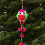 Owl Pom Pom Multicolor Garland Decor - Thailand