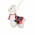 Felt Llama Ornament