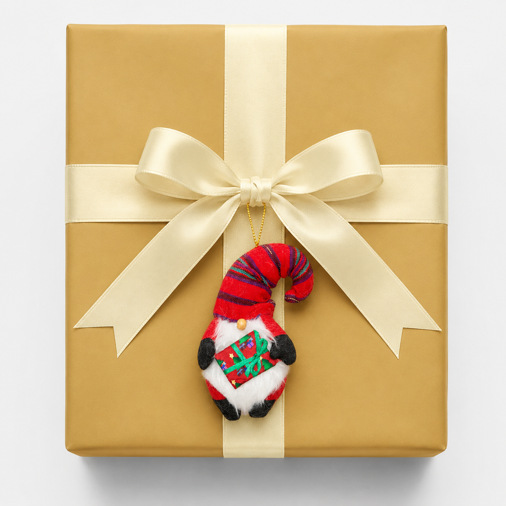 Santa Gnome Ornament