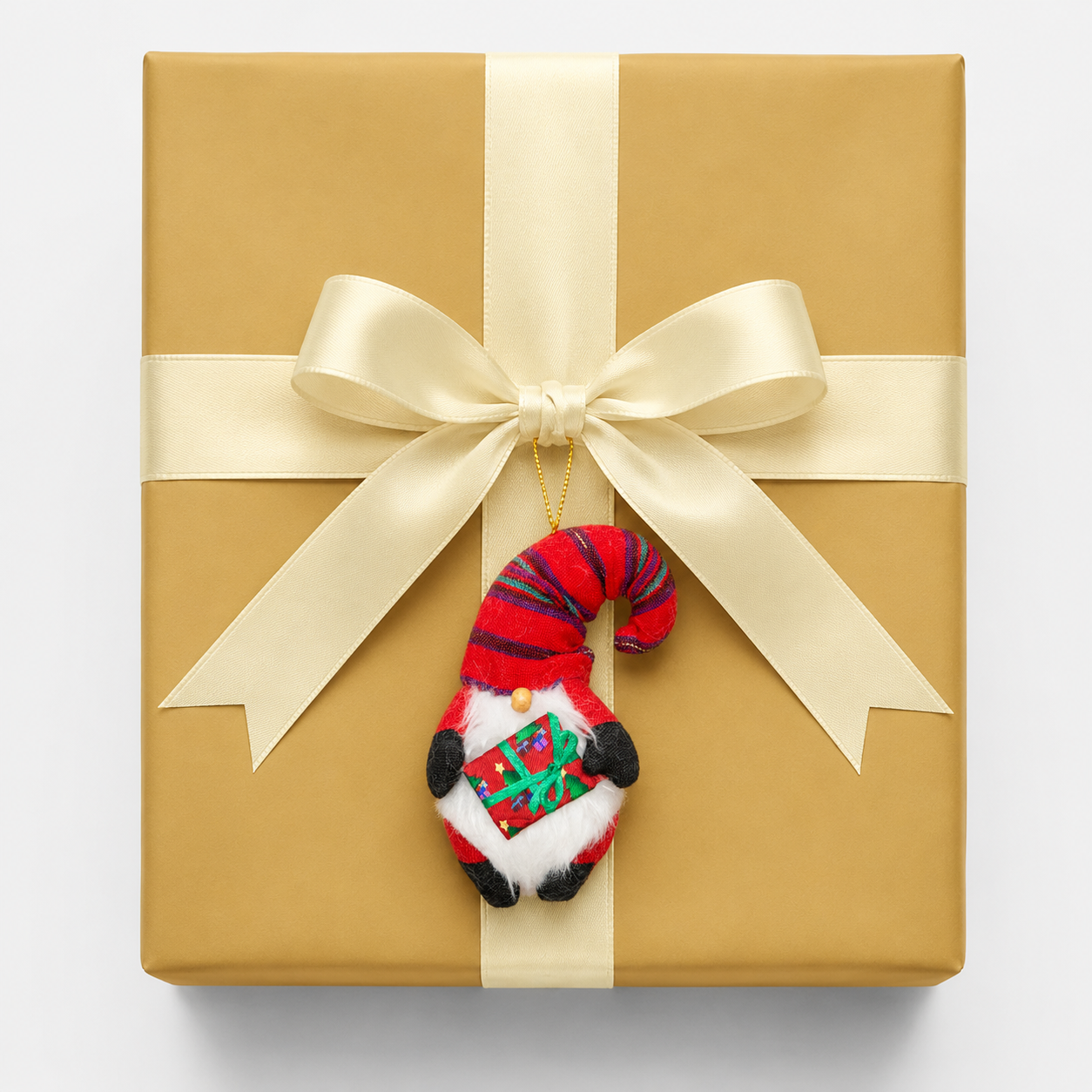 Santa Gnome Ornament
