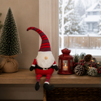 Giant Sitting Santa Gnome