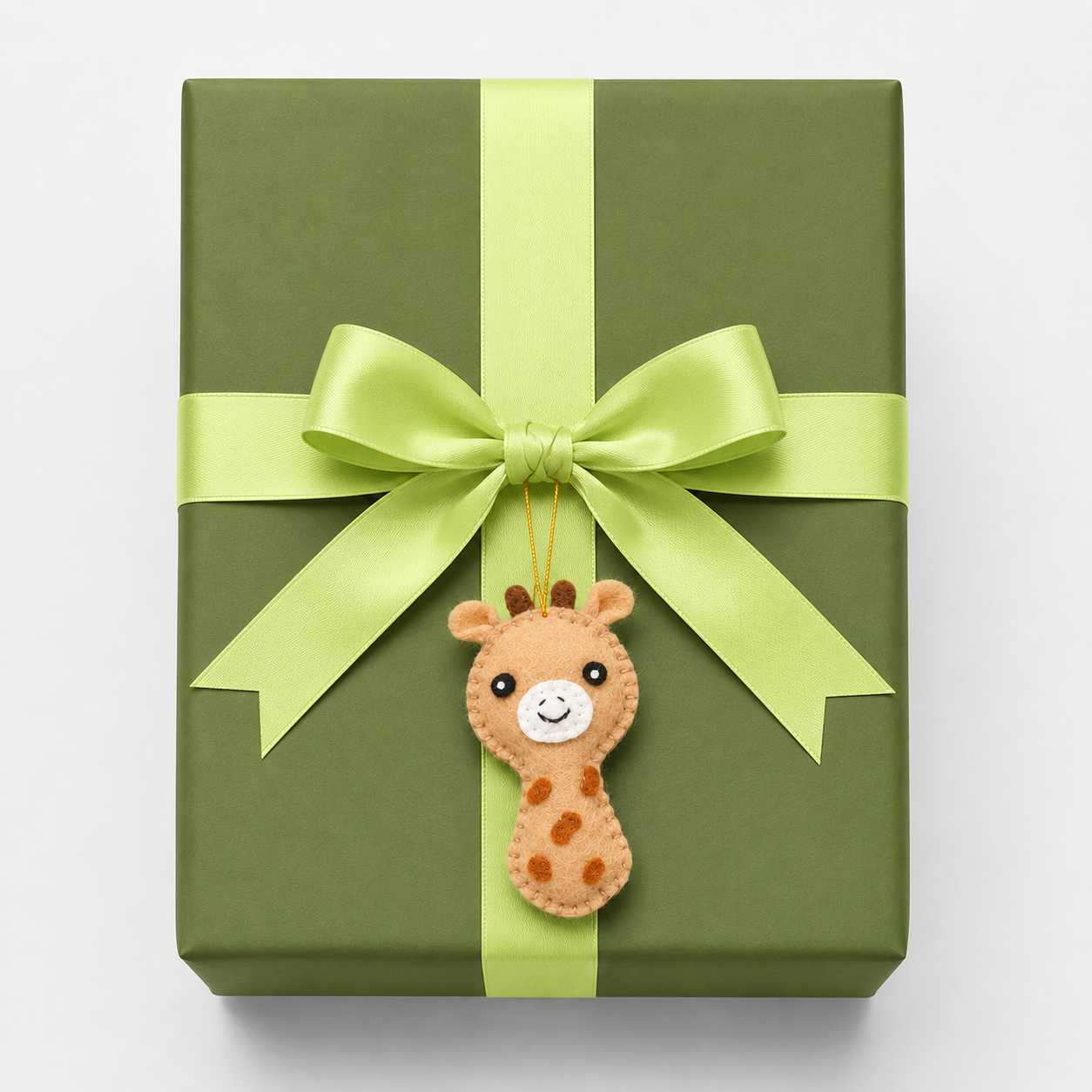 Mini Giraffe Felt Ornament