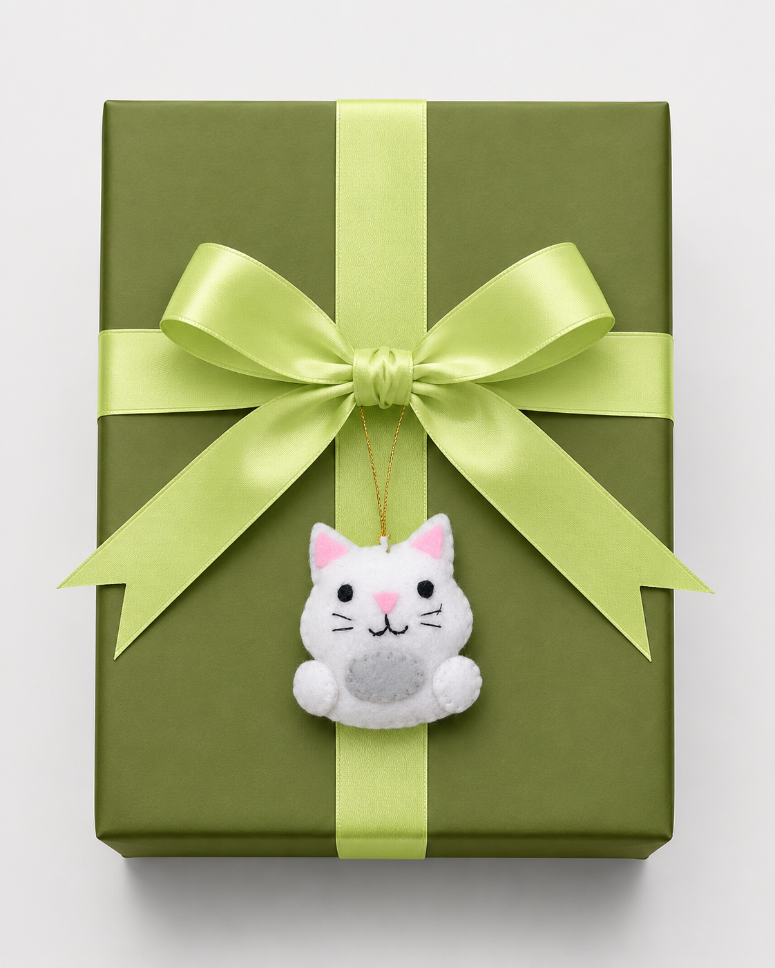 Mini Kitty Felt Ornament