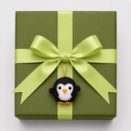 Mini Penguin Felt Ornament