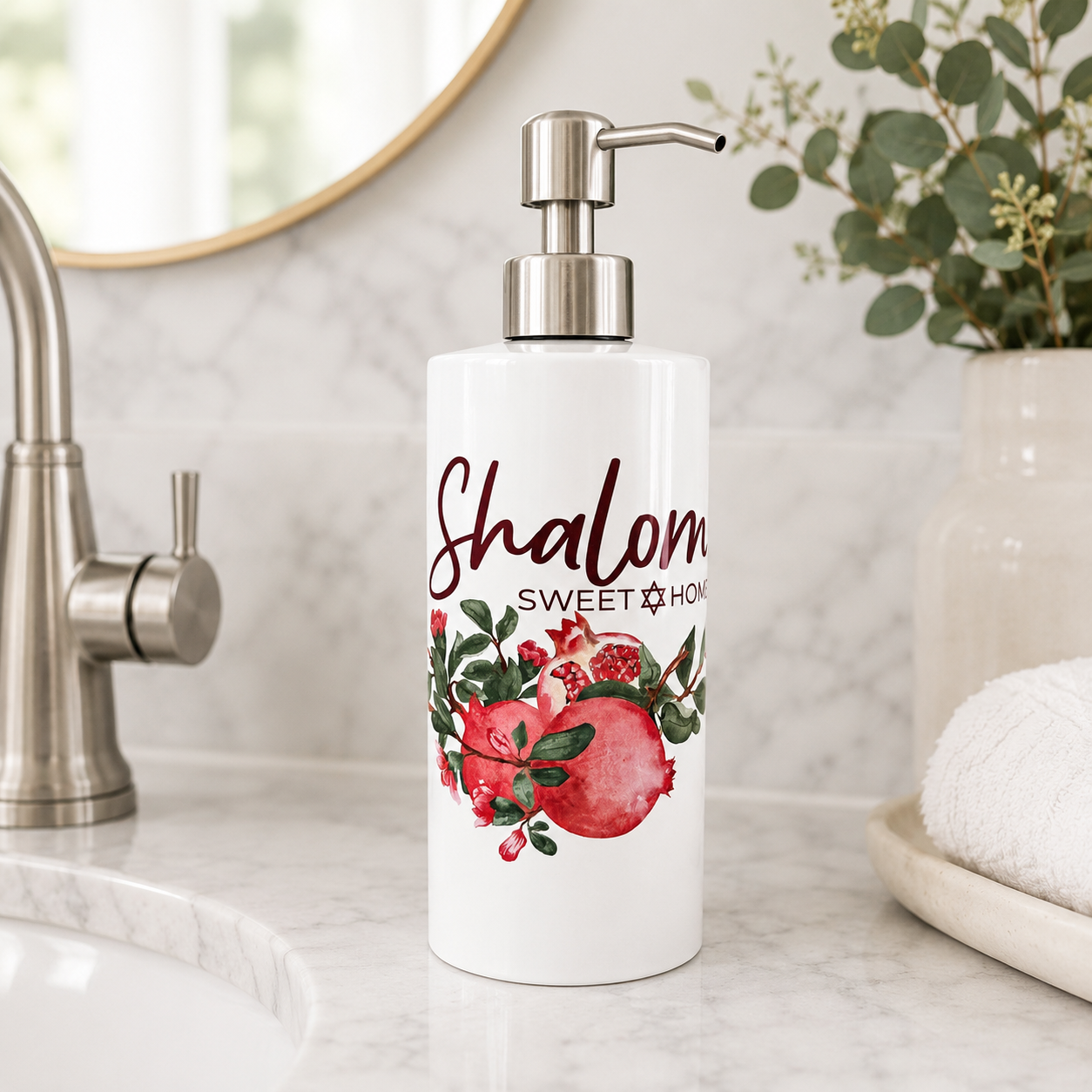 Pomegranate Shalom Sweet Home Soap Dispenser