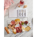 Cheese Knife Gift Set in Book Style Packaging | 3 Piece Gourmet Cheese Knives Set In Gift Box by The Bullish Store