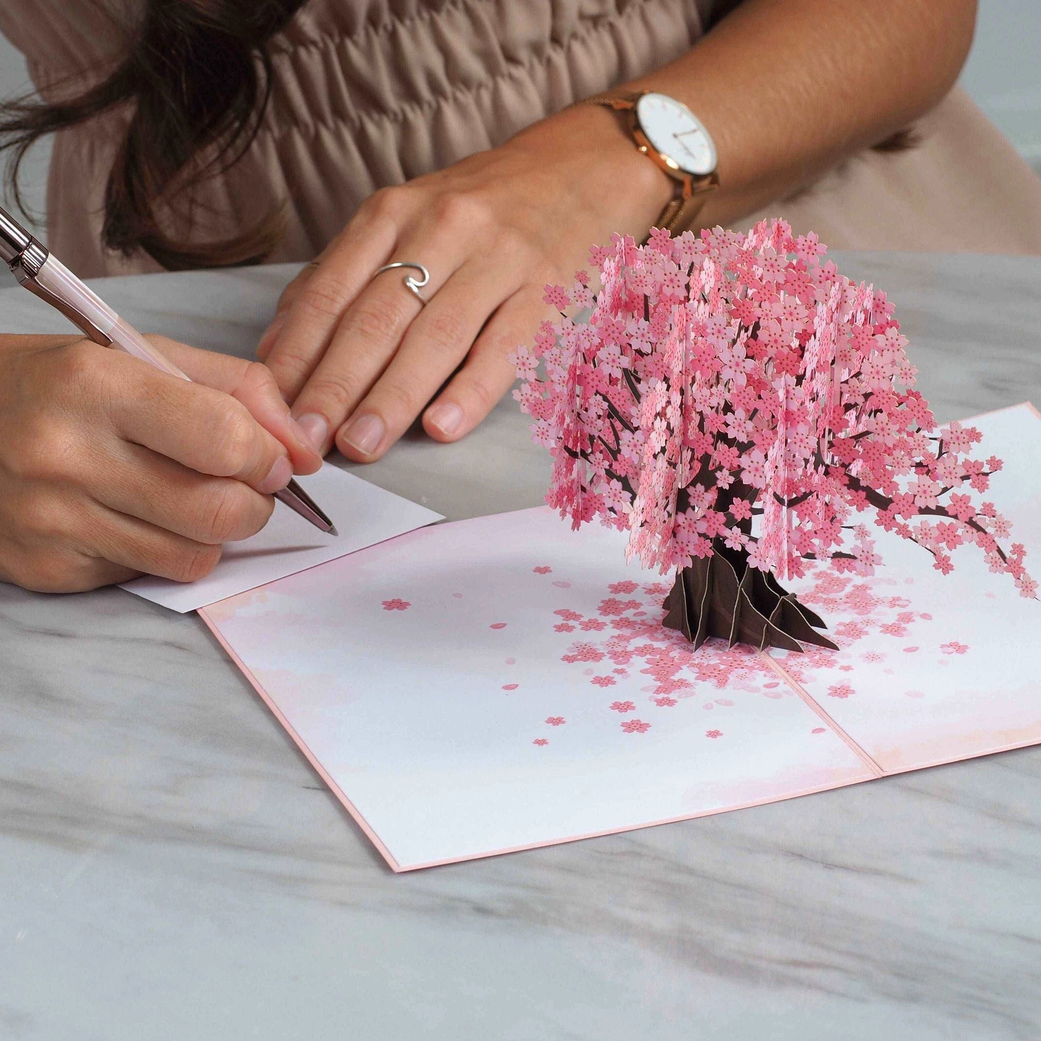Cherry Blossom Pop Up Card by Paper Love