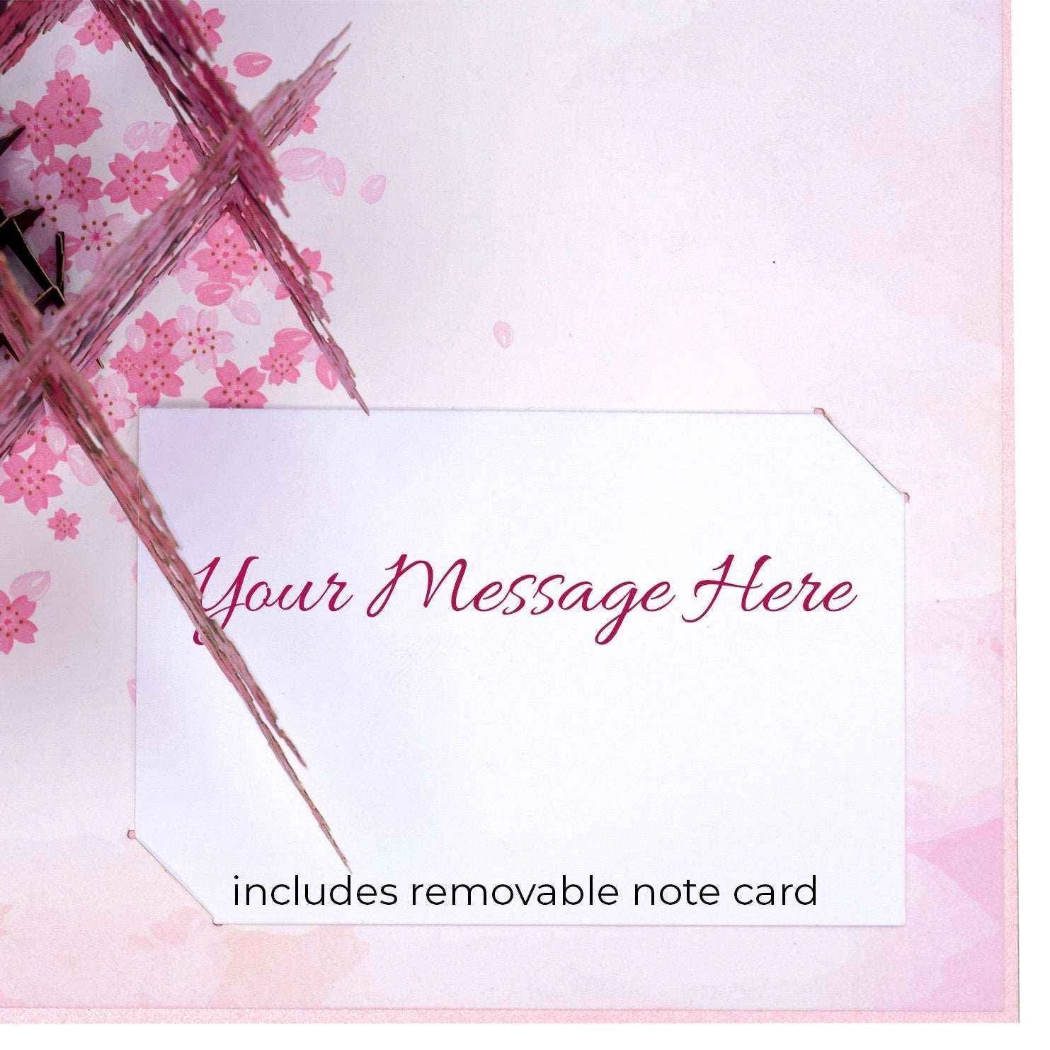 Cherry Blossom Pop Up Card by Paper Love