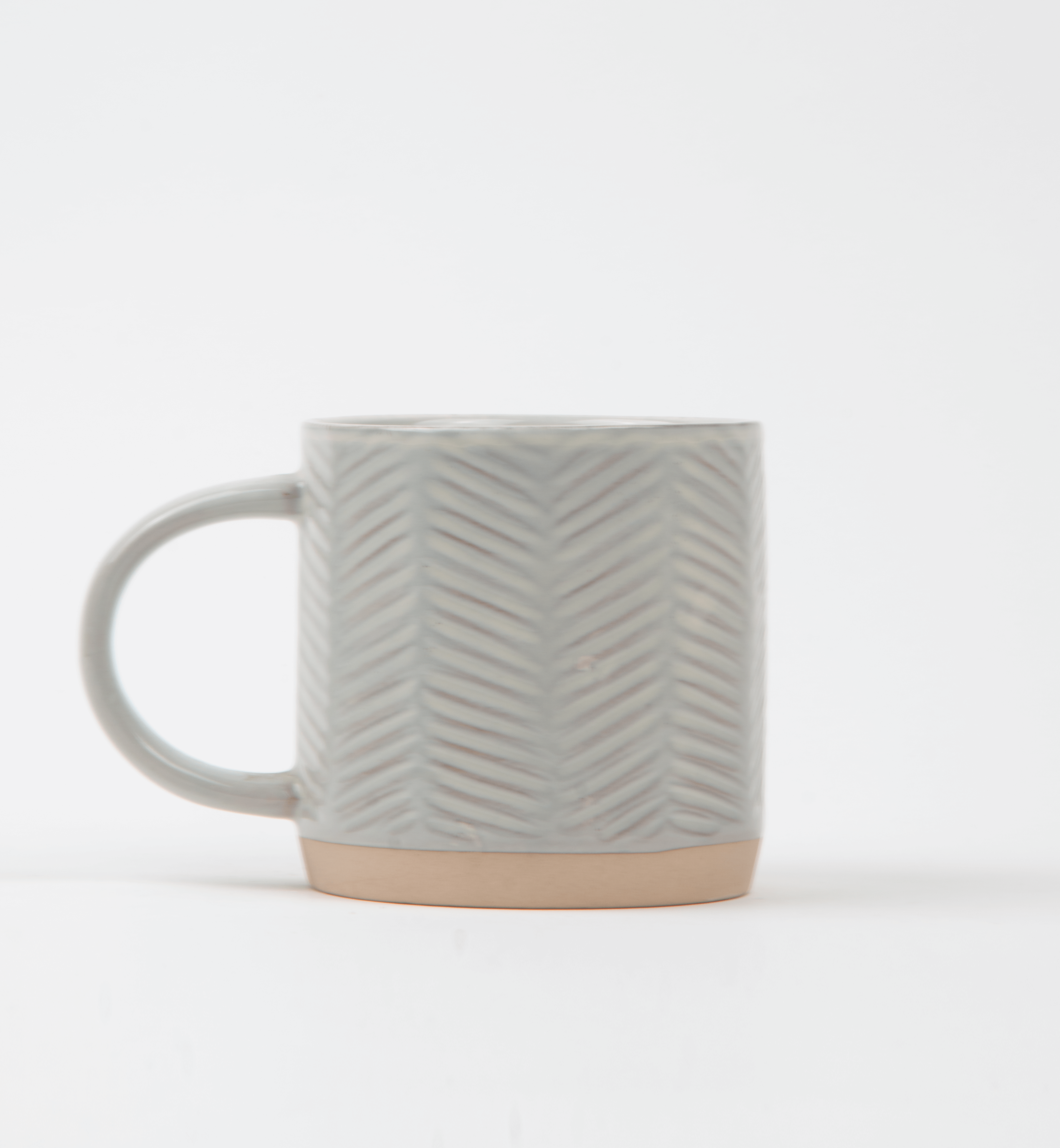 Cafe Au Lait Mug - Chevron