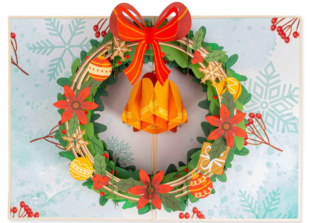Christmas Wreath Pop Up Card