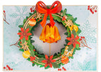 Christmas Wreath Pop Up Card by Paper Love