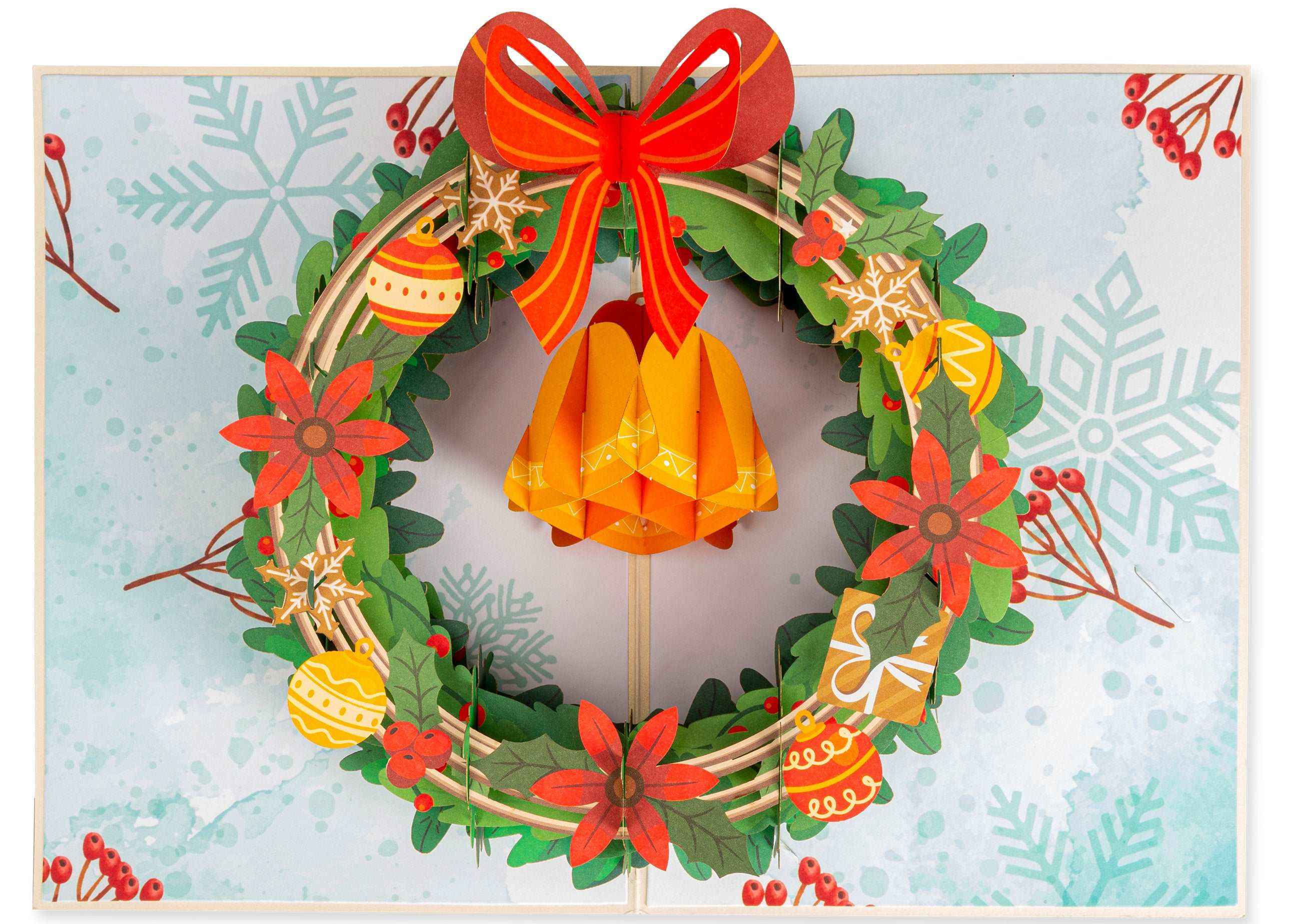 Christmas Wreath Pop Up Card
