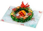 Christmas Wreath Pop Up Card by Paper Love
