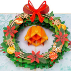 Christmas Wreath Pop Up Card by Paper Love