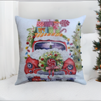 Christmas Embroidered Throw Pillow 20" x 20"